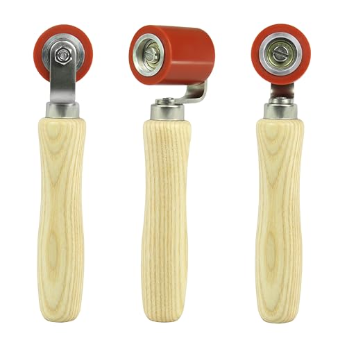 Ailenyun Welding Handheld Roller,4cm Silicone Seam Roller, Smoothing Seam Roller Tool for PVC/TPO/EPDM Single Ply Roofing Tape,Sound Deadening, Banner, Wallpaper etc. - Image 3