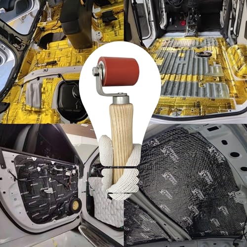 Ailenyun Welding Handheld Roller,4cm Silicone Seam Roller, Smoothing Seam Roller Tool for PVC/TPO/EPDM Single Ply Roofing Tape,Sound Deadening, Banner, Wallpaper etc. - Image 5