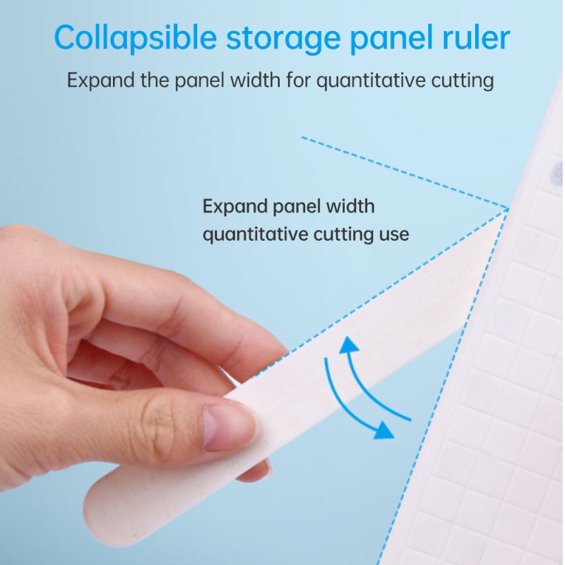 Kw-trio Paper Cutter 23Cm/9In: Versatile With 4 Blades - Precision With Clear Scales And Transparent Pressboard - Safe Craft Trimmer For Home, Office, School Handwork - Image 2