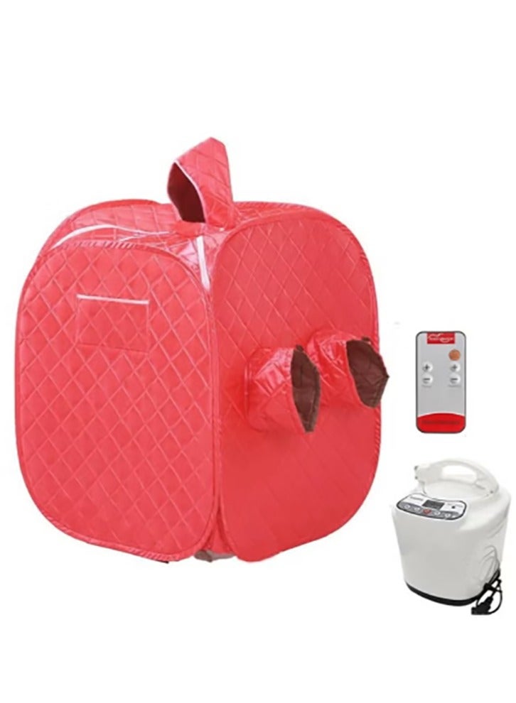 كيلا ساونا لشخصين، صندوق ساونا، غرفة بخار منزلية محمولة قابلة للطي، غرفة سبا شخصية في خيمة، صندوق كابينة مولد ساونا مع جهاز بخار لفقدان الوزن في المنزل - Image 1