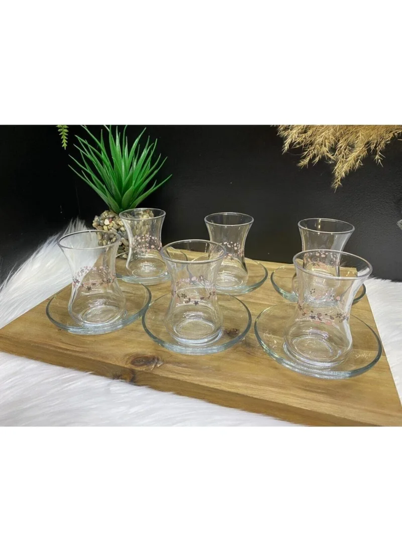 Paşabahçe Glasyou Harran Patterned Tea Set