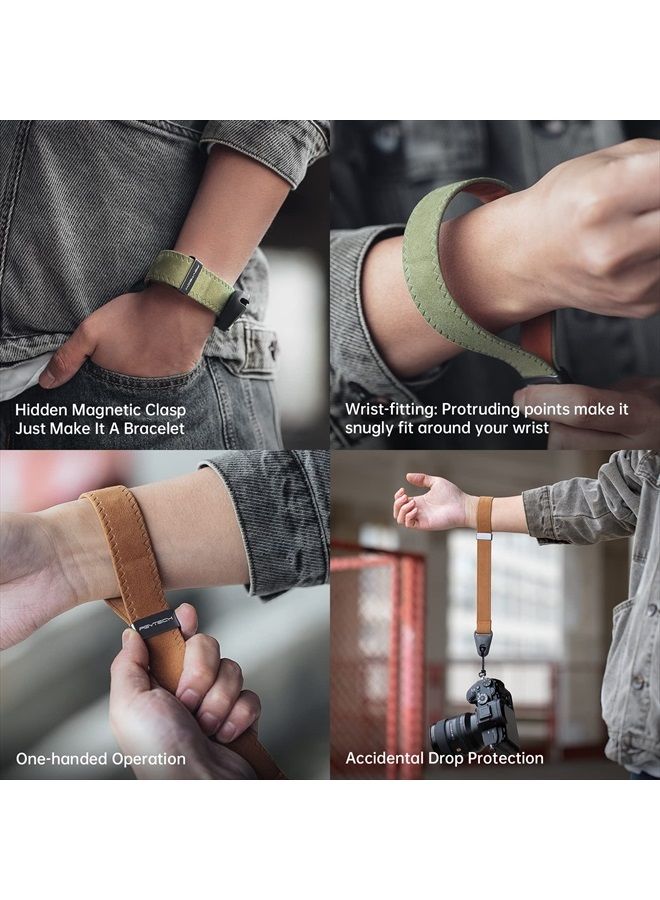 PGYTECH Camera Wrist Strap Adjustable Quick Release Camera Hand Strap Sling Camera Straps for Photographers (Grey) - Image 2