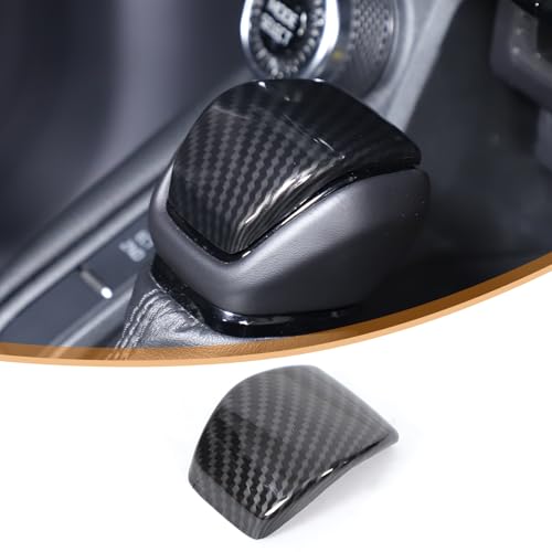 Heutamo Gear Shift Knob Cover Trim Compatible with Toyota Land Cruiser Prado 250 J250 LC250 2024 2025 Accessories, ABS Gear Shifter Knob Cover Handle Lever, 1Pcs (Carbon Fiber Color) - Image 1