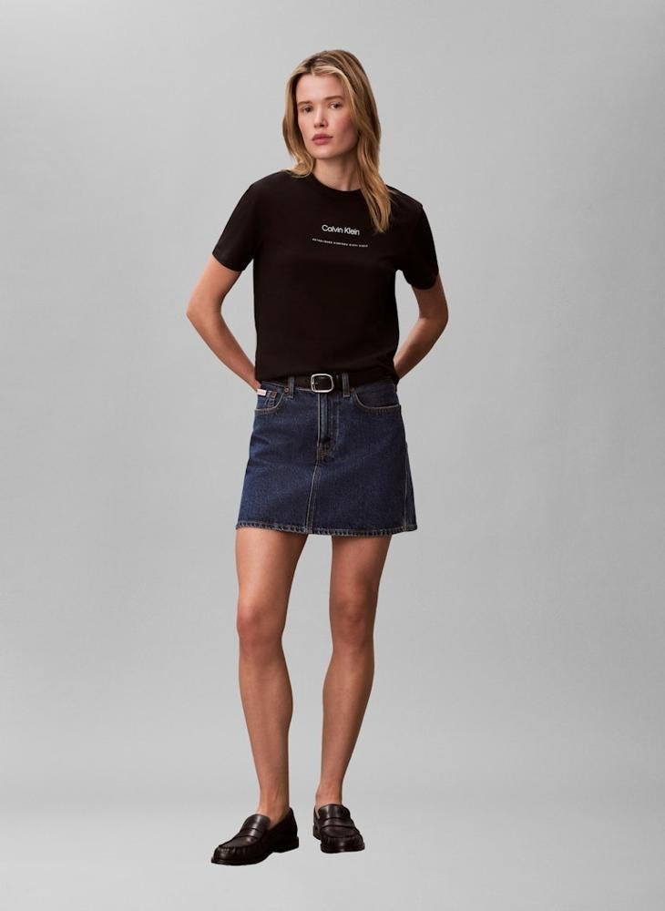 Calvin Klein Jeans Tonal Logo Classic T-Shirt - Image 4