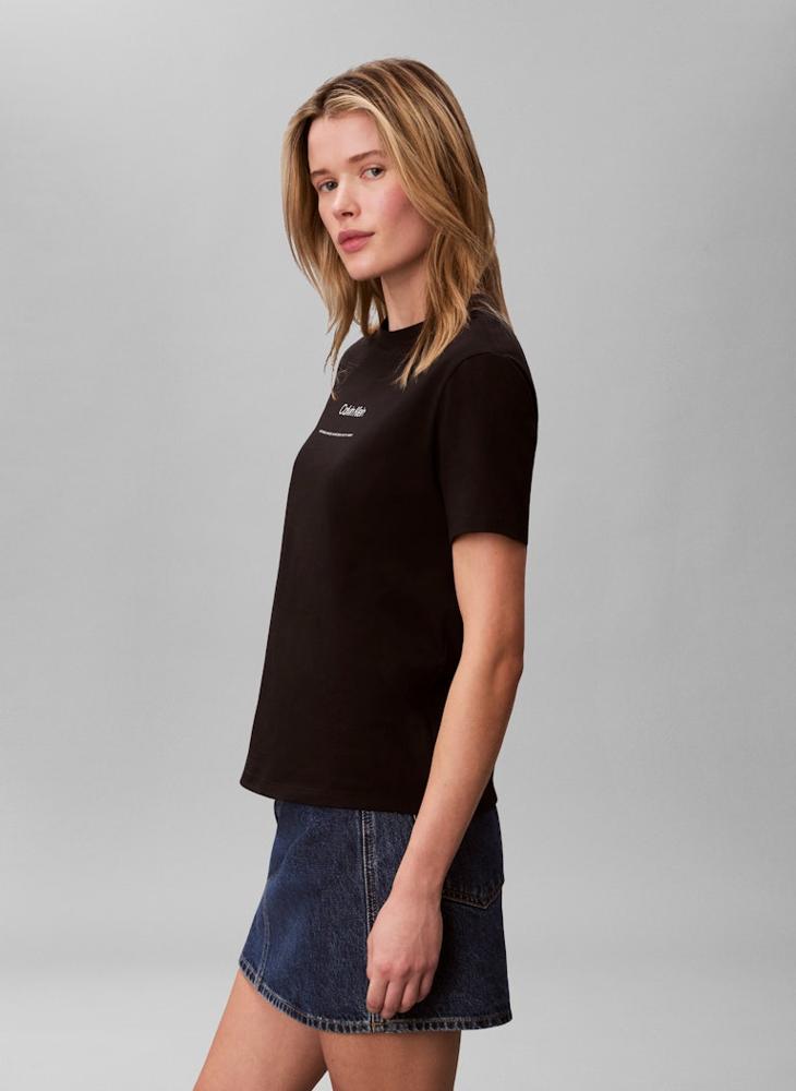 Calvin Klein Jeans Tonal Logo Classic T-Shirt - Image 3