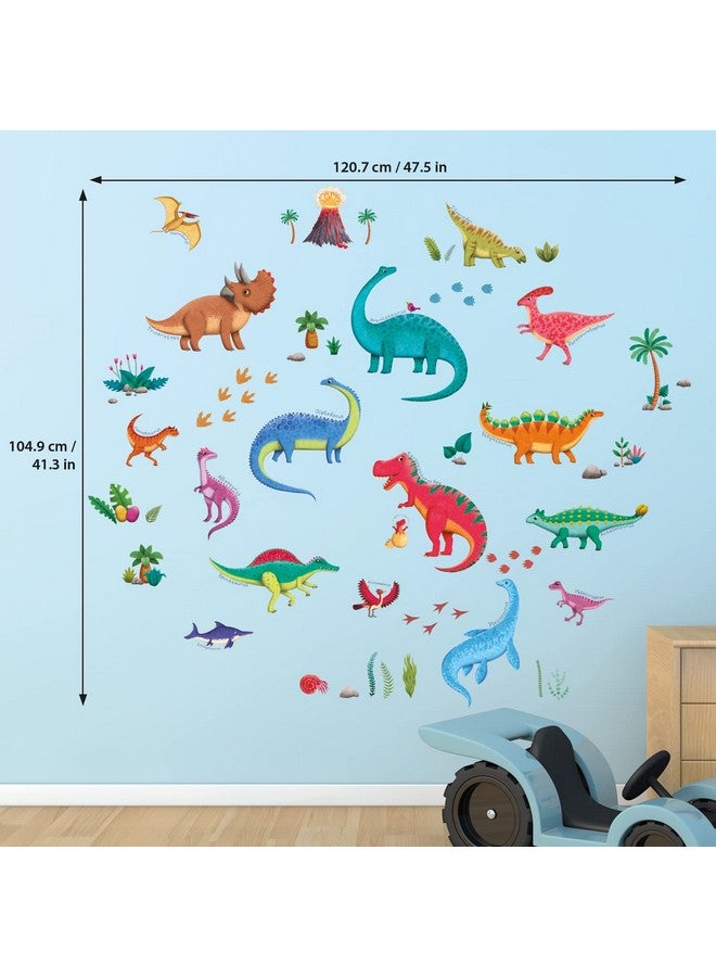 Decowall Ds9-2115 Large Dinosaur Wall Decals Dino Stickers For Kids Boys Baby Nursery Bedroom Living Room Classroom Playroom Home Decor Art Decoration - Image 5