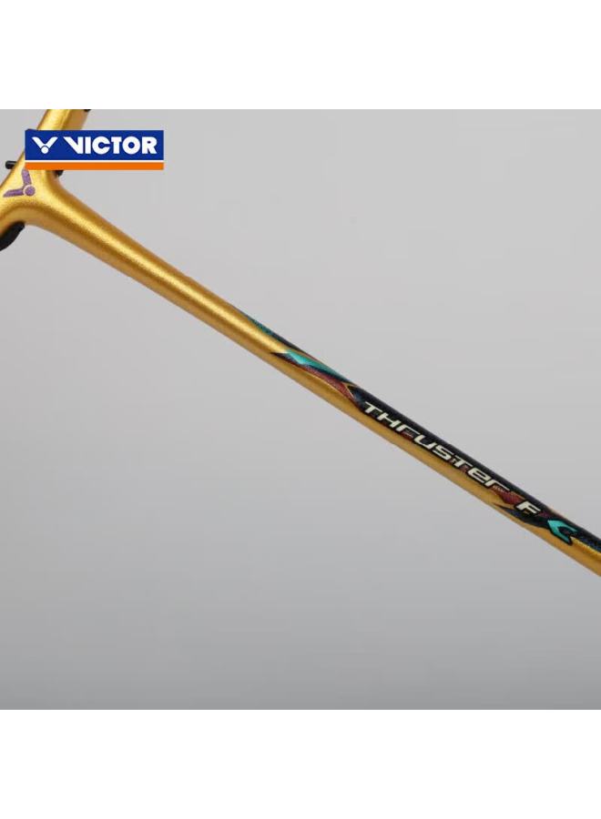 Victor راية كرة الريشة فيكتور من ألياف الكربون مع قبضة جولدن كلاو جوناثان Tk-f C ألترا X ريتش جولد 5u - Image 4
