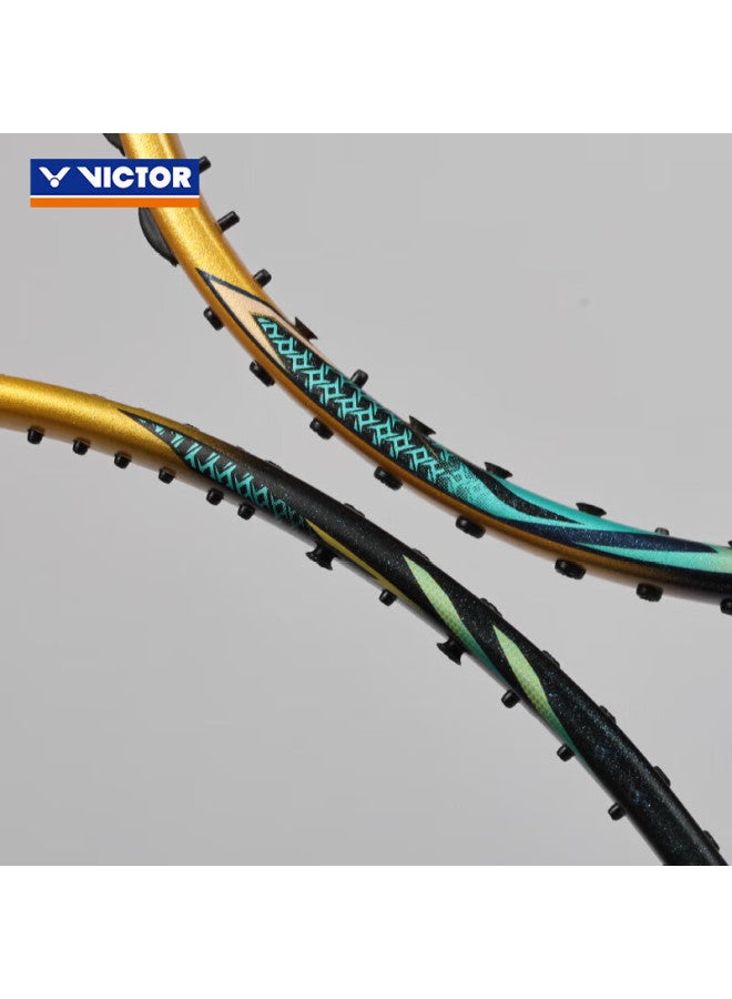 Victor راية كرة الريشة فيكتور من ألياف الكربون مع قبضة جولدن كلاو جوناثان Tk-f C ألترا X ريتش جولد 5u - Image 3