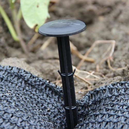 SIDDHI 50 Pcs Weed mat Nails Landscape Staples pp Ground Cover 6 inch Black - Image 5