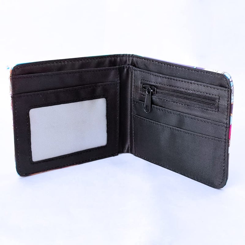 Shqncoh Anime Demon Wallet Tanjiro Nezuko Zenitsu Inosuke Short Bifold Leather Moneybag Photo Card Holder Cosplay Accessory Halloween  - Image 5