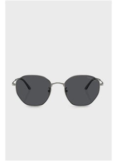GIORGIO ARMANI Giorgio Armani S;AR; 6150, 53, 3003, 87 Men's Matte Full Frame Matte Metal Sunglasses for Adults  - Image 3