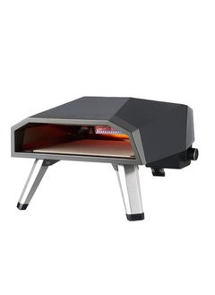 OMEGA Portable Stainless Steel Gas Oven Fired Pizza Maker For Outdoor BBQ & Camping Use