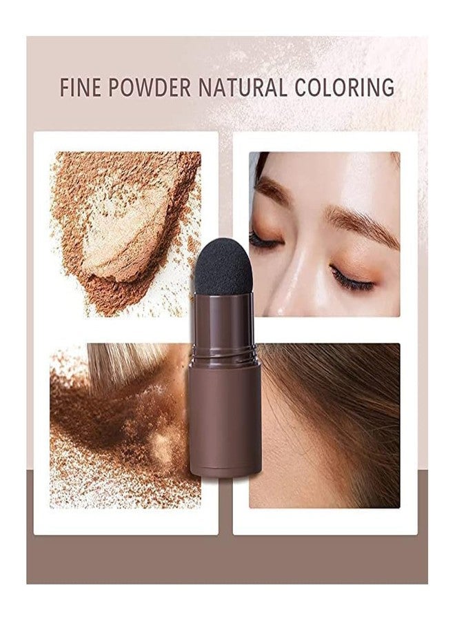 Glowhouse Hairline Powder Black Color 24gm Hair Shading Sponge Pen Hairline Shadow Powder Stick Quick Root Touch-Up Waterproof Hair Root Concealer - Image 2