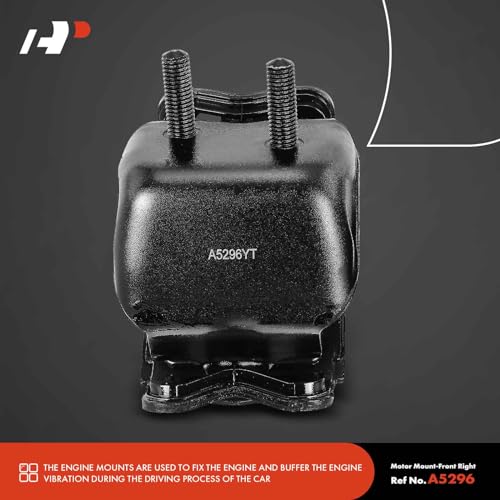 A-Premium 2PCS Front Left and Right Engine Motor Mount Kit Compatible with Ford Explorer 2002-2005, Explorer Sport 2002-2003 & Lincoln Aviator 2003-2005 & Mercury Mountaineer 2002-2005, 4.0L 4.6L - Image 5