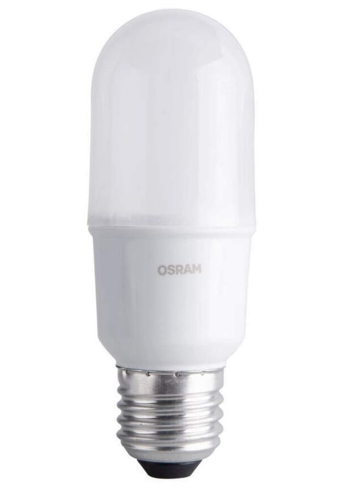 Osram LED Value Stick Lamps Slim Stick Model Zero Dark Spot Lights Low Energy Consumptions with High Lumen LED Lamps for Home Chandelier More Pack of 10 Warm White Yellow, 9W E27, ValueStick - Image 1