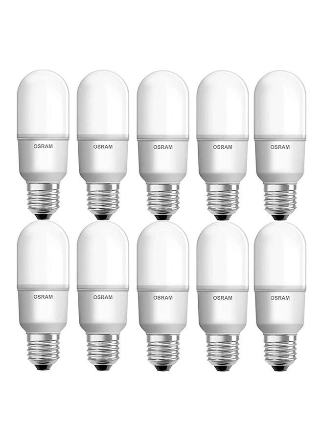 Osram - 10-Piece 9W E27 LED Bulb Warm White - Image 1