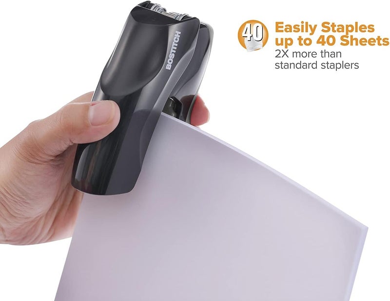 Bostitch Office Heavy Duty Compact Stapler - 40 Sheet Capacity, Assorted Colors - Image 2