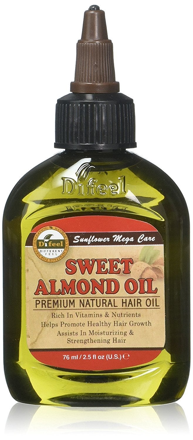 Difeel Premium Natural Hair Care Oil Sweet Almond Oil 25 ounce