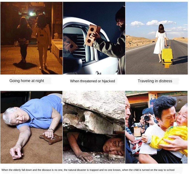 klarakoPersonal Alarm, Security Alarms Keychain with LED Flashlight, Mini 130DB Panic Rape Attack Safety Alarms for Women Kids and Night Walkers klarakoPink - Image 4