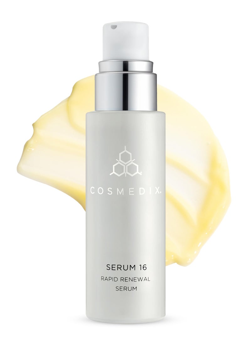 CosMedix COSMEDIX Serum 16 Rapid Renewal Serum with Vitamin E for Smoother, Healthier-Looking Skin & Natural Glow - Moisture-Rich Skin Care for Fine Lines & Uneven Skin Tone 