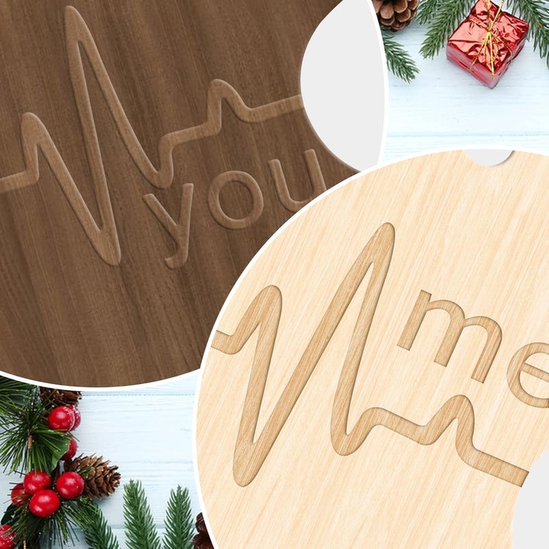 dooda You and Me Puzzle Resin Molds Silicone,Epoxy Molds for Wedding Anniversary, Love Ornament, Couple Ornament Silicone Molds for Resin, Christmas Gift for Mom, Dad, Husband, Couple - Image 5