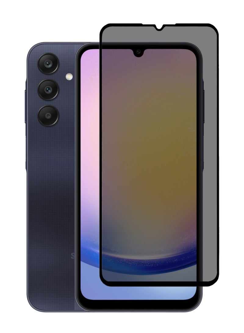 Samsung Galaxy A25 5G Matte Ceramic Privacy Screen Protector – Premium Edge to Edge Anti Spy Privacy Ceramic Film, Delicate Touch, Anti-Explosion, Smooth Arc Edge, Easy Installation - Image 1