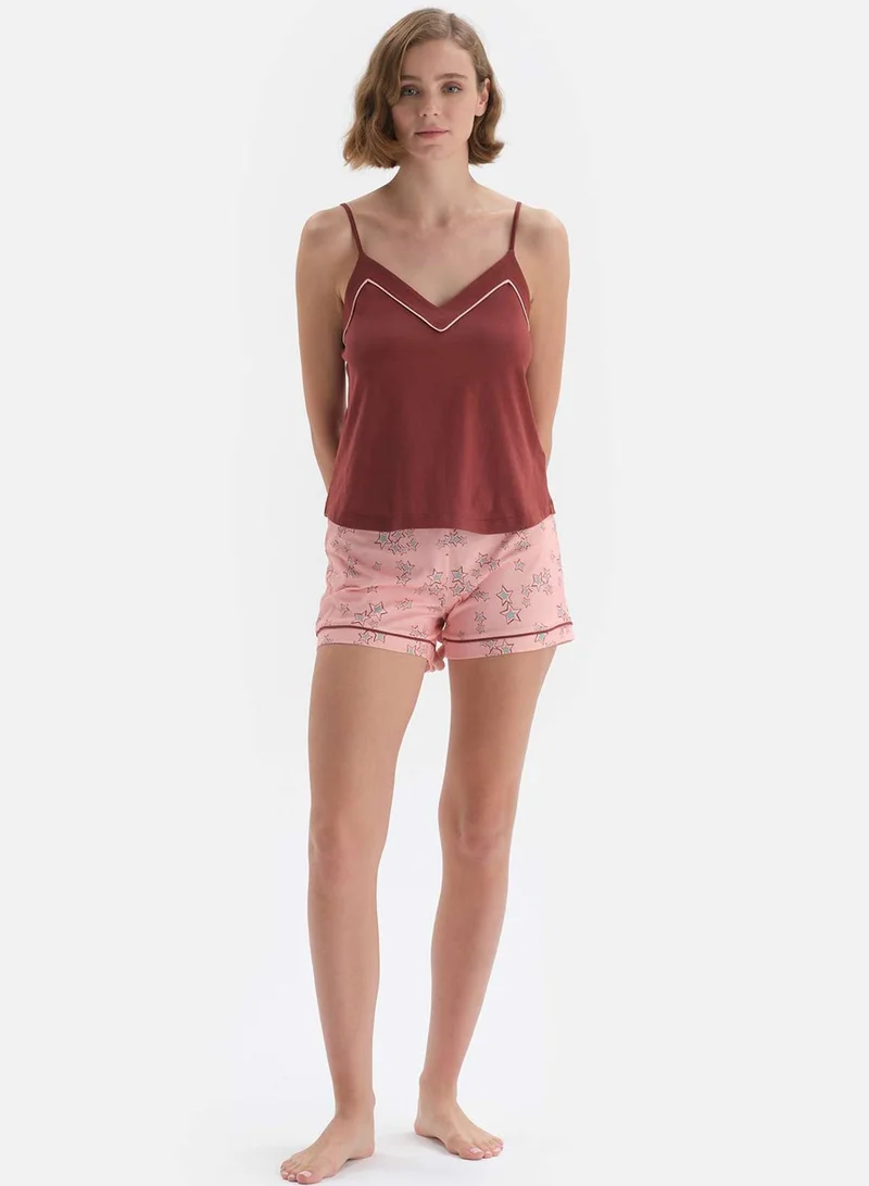 dagi Strap Detail Pyjama Set