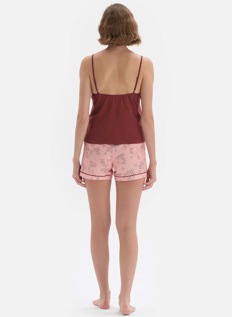dagi Strap Detail Pyjama Set