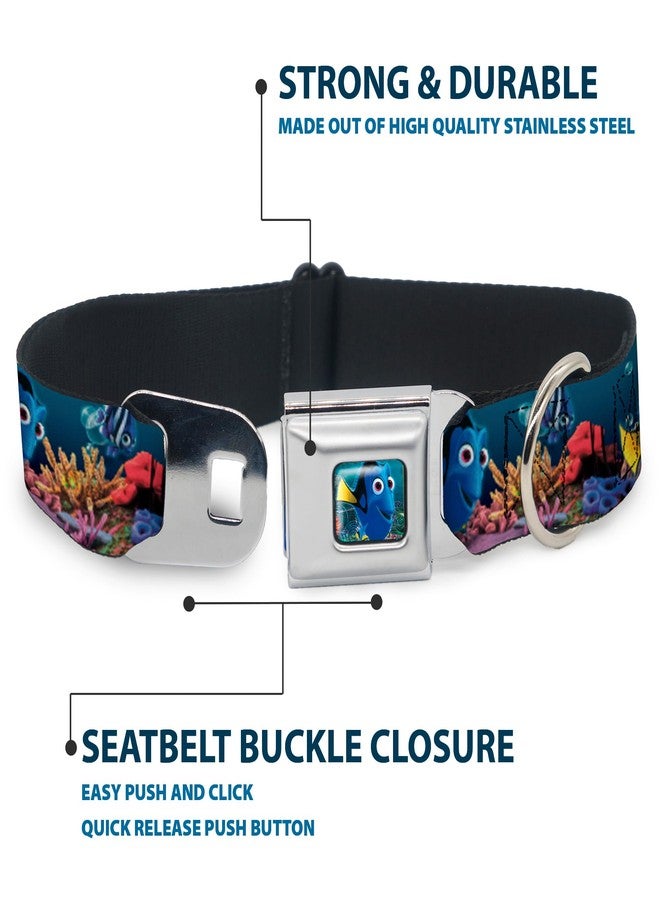 Buckle Down Buckle-Down Dog Collar Seatbelt Buckle Dory Poses Friends Under The Sea 15 to 26 Inches 1.0 Inch Wide - Image 4