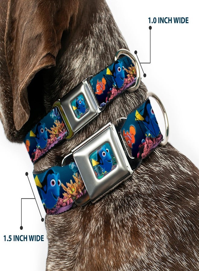 Buckle Down Buckle-Down Dog Collar Seatbelt Buckle Dory Poses Friends Under The Sea 15 to 26 Inches 1.0 Inch Wide - Image 2