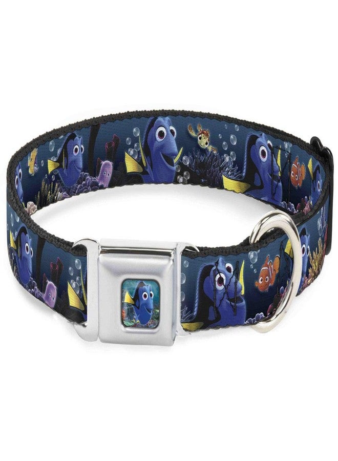 Buckle Down Buckle-Down Dog Collar Seatbelt Buckle Dory Poses Friends Under The Sea 15 to 26 Inches 1.0 Inch Wide - Image 1