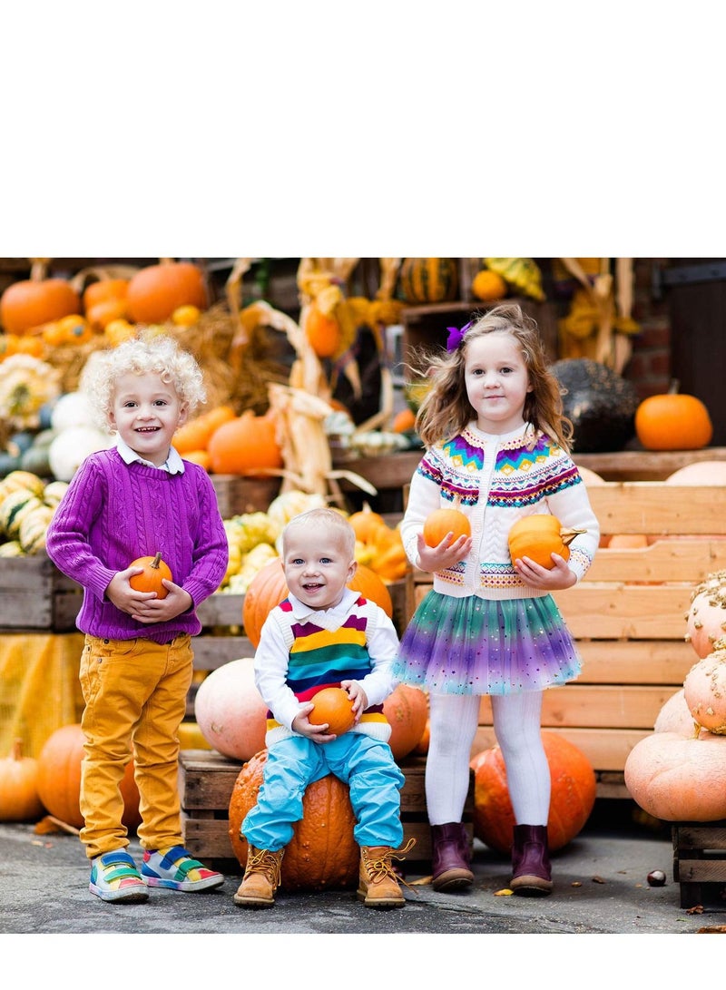 KASTWAVE Girls Ballet Tutu Kids Birthday Princess Party Favor Dress Skirt Set 2 PCS 80cm-110cm - Image 3