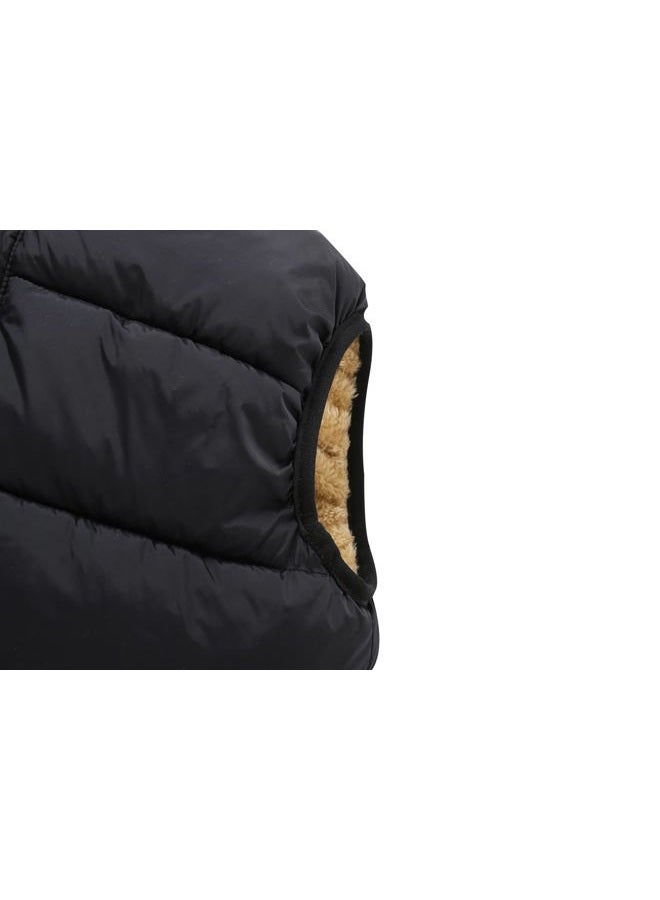 YAGATA Boys Vest Puffer Vest Kids Padded Puffer Vest with Removable Hood Black 2-3T 100 - Image 5