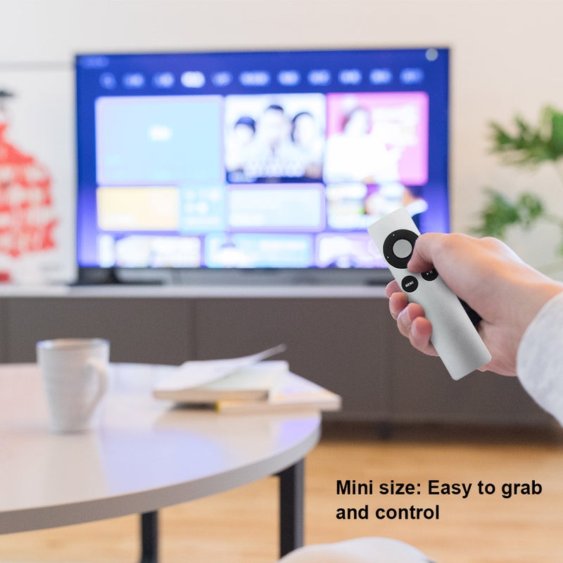 تحكم عناء استبدال ذكي لجهاز Apple TV - جهاز تحكم عناء تلفزيون بحجم صغير وسهل الاستيلاء عليه - فضي - Image 2