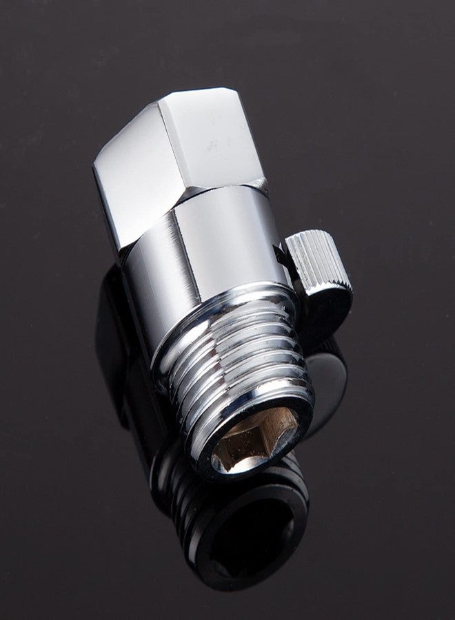 XVL Shower Head Shut Off Valve Solid Brass 2 Pieces Chrome - Image 5