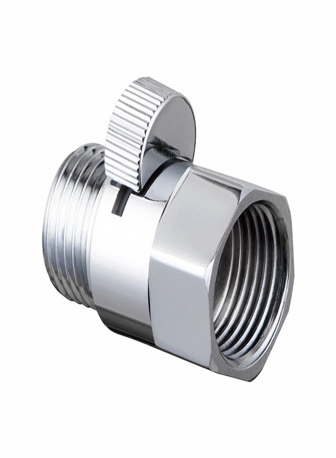 XVL Shower Head Shut Off Valve Solid Brass 2 Pieces Chrome - Image 3