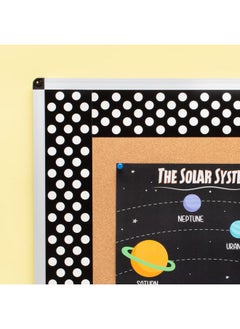 52.5 Ft Bulletin Board Borders Border For Classroom Decoration, Black Polka Dot Bulletin Border - pzsku/ZEE61C226407D2362BBA6Z/45/_/1731922522/a85d6f36-b2cc-4691-9527-e8e8d187935c