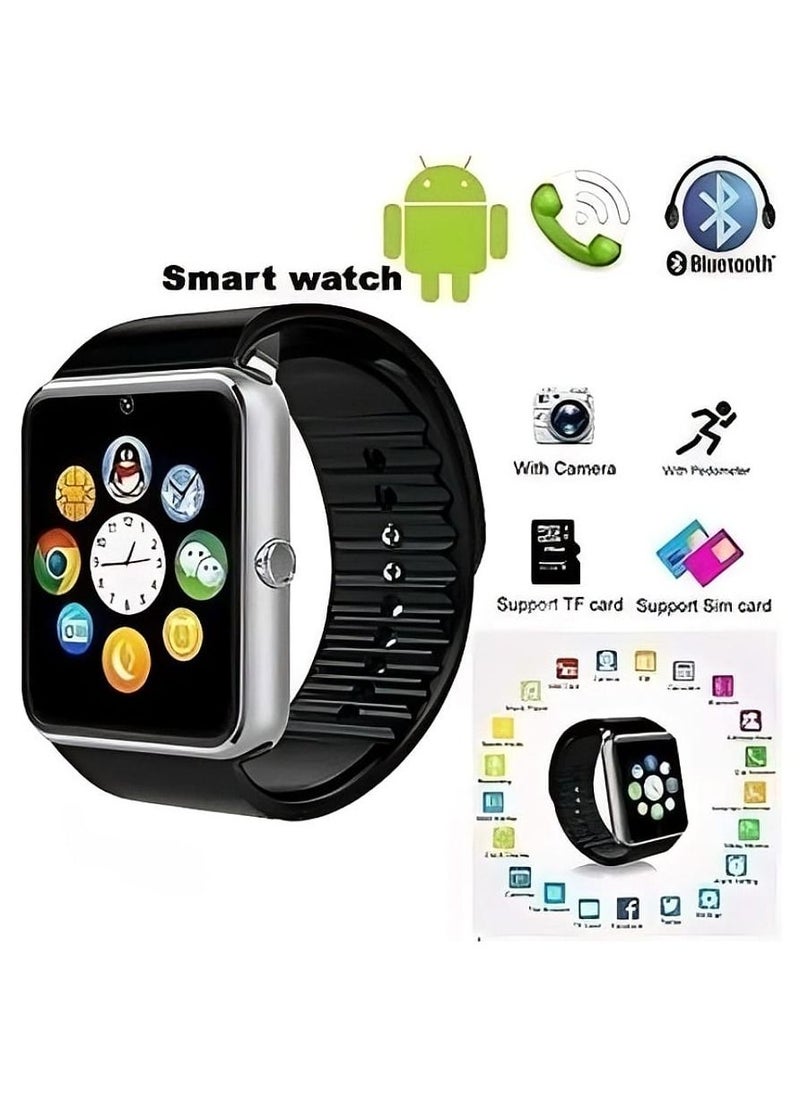 Smart 2030 - New 2023 W008 Smartwatch Supports SIM Card TF Card 250MB RAM Bluetooth Connect Smartphone SMS Synchronous Camera , Video Record , Music FM Radio - Image 1