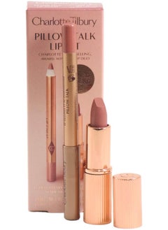 Charlotte Tilbury Pillow Talk Mini Matte Revolution Lipstick And Lip Cheat Lip Liner Mini Travel Size Duo Set  - Image 1