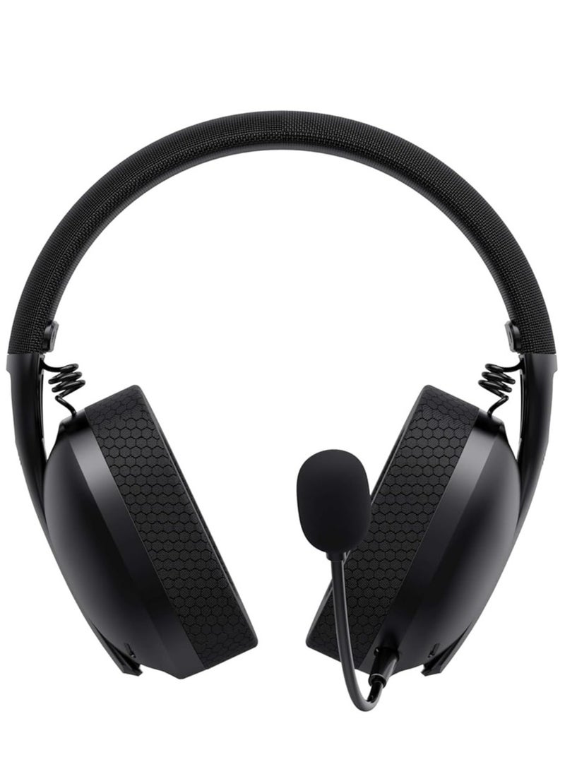 havit Wireless Gaming Headphones and Headset with 4 Connection Options (Bluetooth, 2.4GHz, USB-C, AUX), 40mm Audio Drivers, 7.1 Virtual Surround Sound, Low 24ms Latency, Removable Noise-Cancelling Mic, 26H Battery, USB-C Charging, Lightweight for PC, PS5, Xbox, Switch, Laptop, Mobile and More  - Image 3