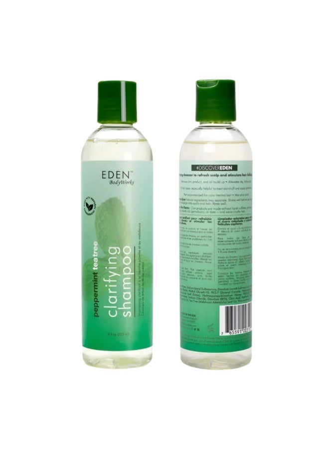 eden bodyworks Eden Body Works Peppermint Tea Tree Clarifying Shampoo 8Oz - Image 1