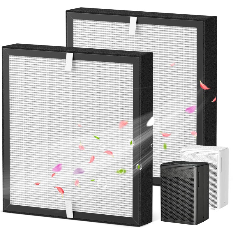 isinlive P280 P260 Filter Replacement for TPLMBYARIKI P280 Air Purifier for AIUZLK P260 Air Purifier 3Stage Filtration 2 Pack - Image 2