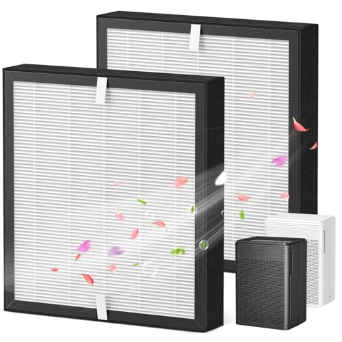 isinlive P280 P260 Filter Replacement for TPLMBYARIKI P280 Air Purifier for AIUZLK P260 Air Purifier 3Stage Filtration 2 Pack - Image 1