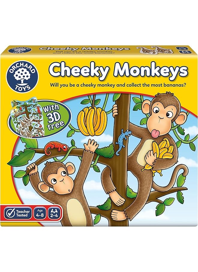 ORCHARD TOYS - Cheeky Monkeys Game A Fun Game Of Chance Family Game Perfect For Kids Age 4 8 Educational Game Toy Family Game - Image 1