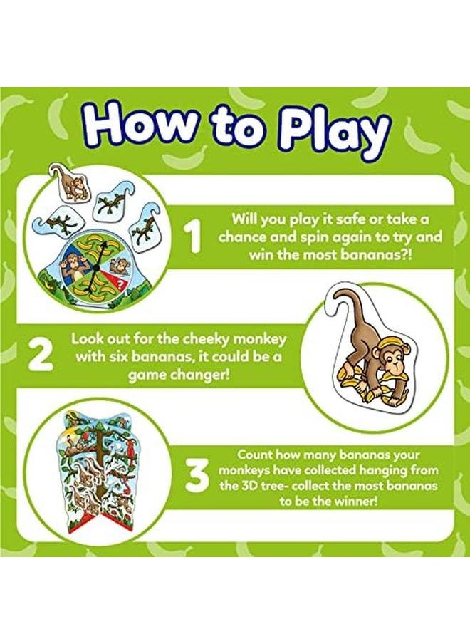 ORCHARD TOYS - Cheeky Monkeys Game A Fun Game Of Chance Family Game Perfect For Kids Age 4 8 Educational Game Toy Family Game - Image 1