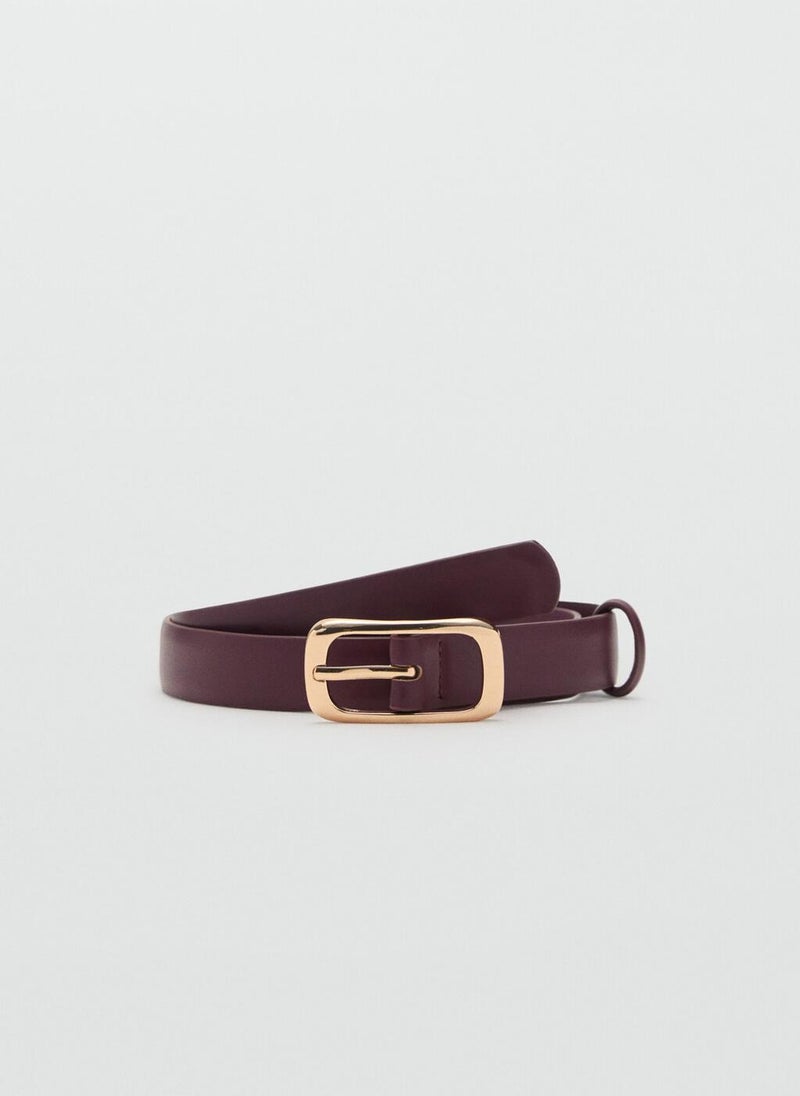 MANGO Rectangular Buckle Belt  - Image 1