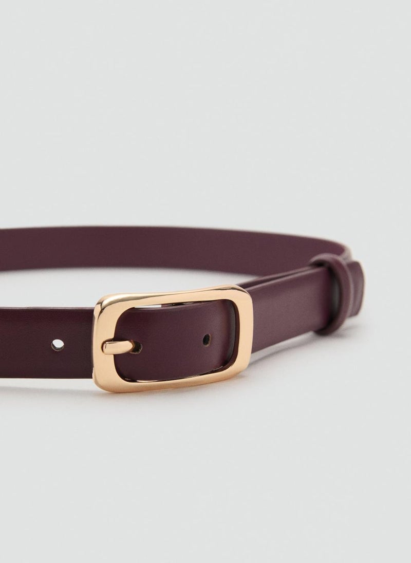 MANGO Rectangular Buckle Belt  - Image 3