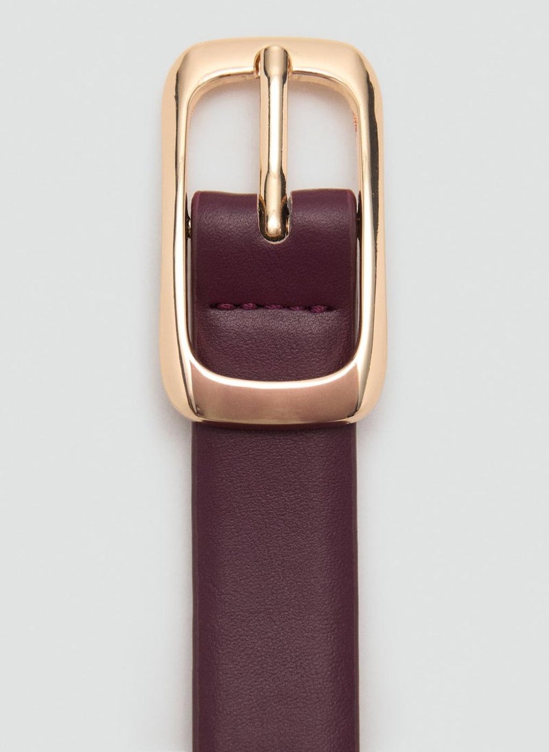 MANGO Rectangular Buckle Belt  - Image 4