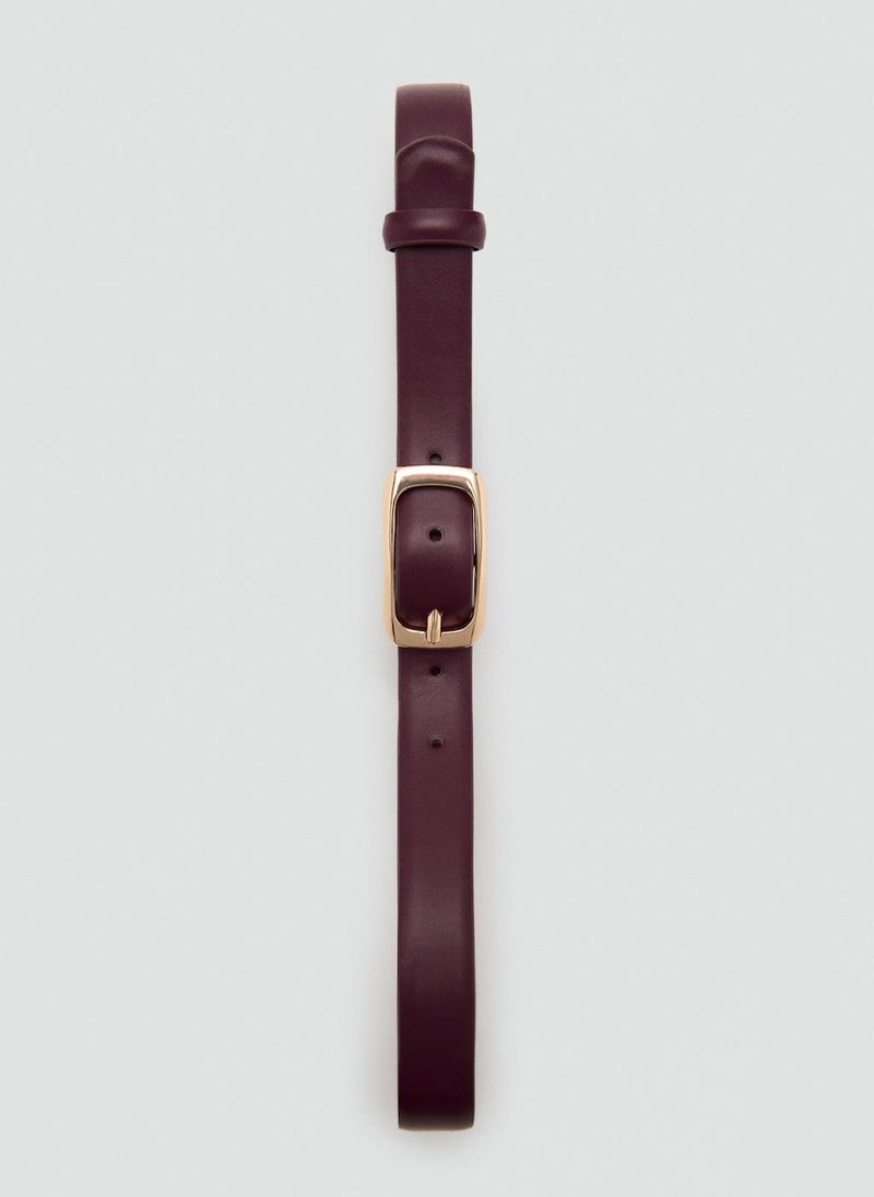 MANGO Rectangular Buckle Belt  - Image 2