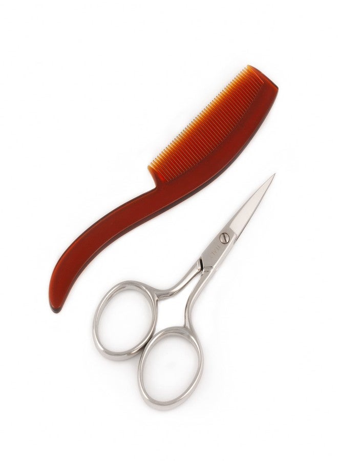 REFINE - Italy Mustache Scissors and USA Comb Set - Image 1